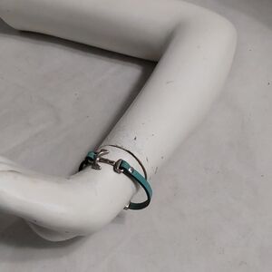 MAGNETIC LEATHER ANCHOR BRACELET‎